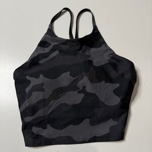 Old Navy Active go dry longline sports bra tank camo small